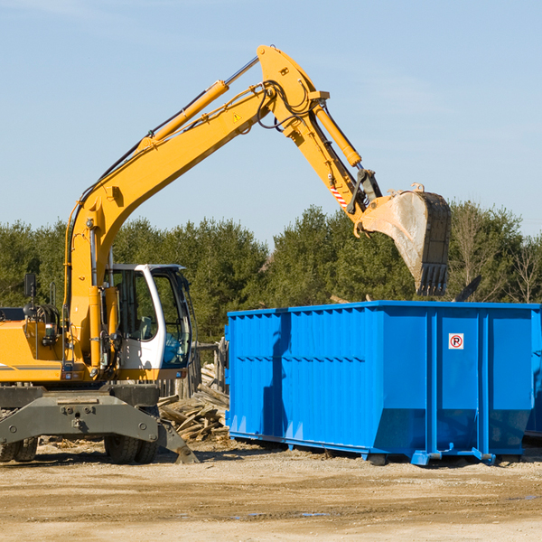 what kind of customer support is available for residential dumpster rentals in Blue Mound TX